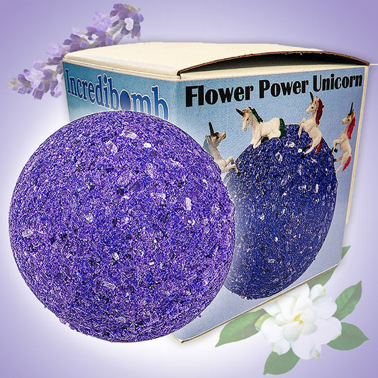 Flower Power Unicorn Toy Bath Bomb