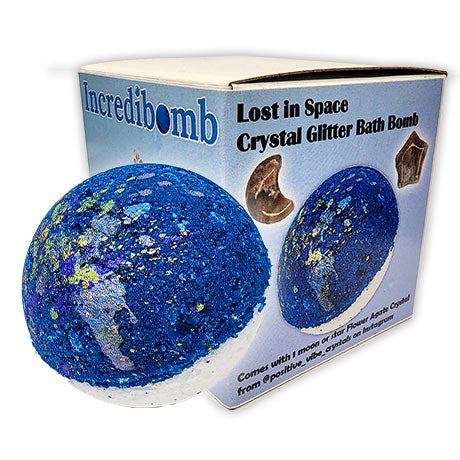 Lost in Space Crystal & Glitter Bath Bomb
