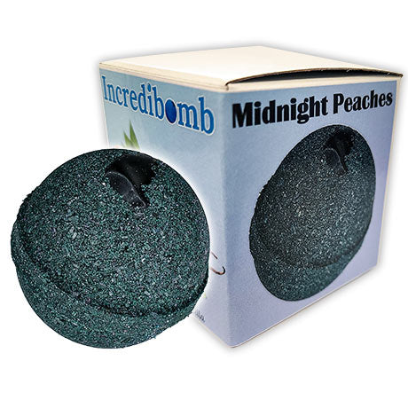 Midnight Peaches Black Obsidian Bath Bomb